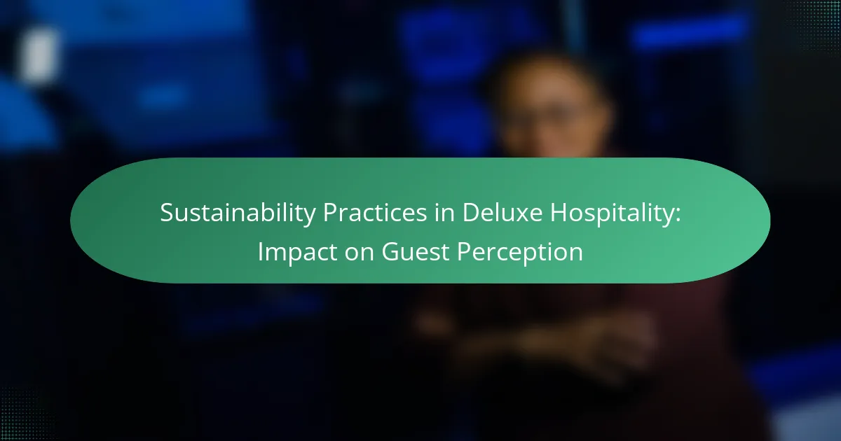 Sustainability Practices in Deluxe Hospitality: Impact on Guest ...